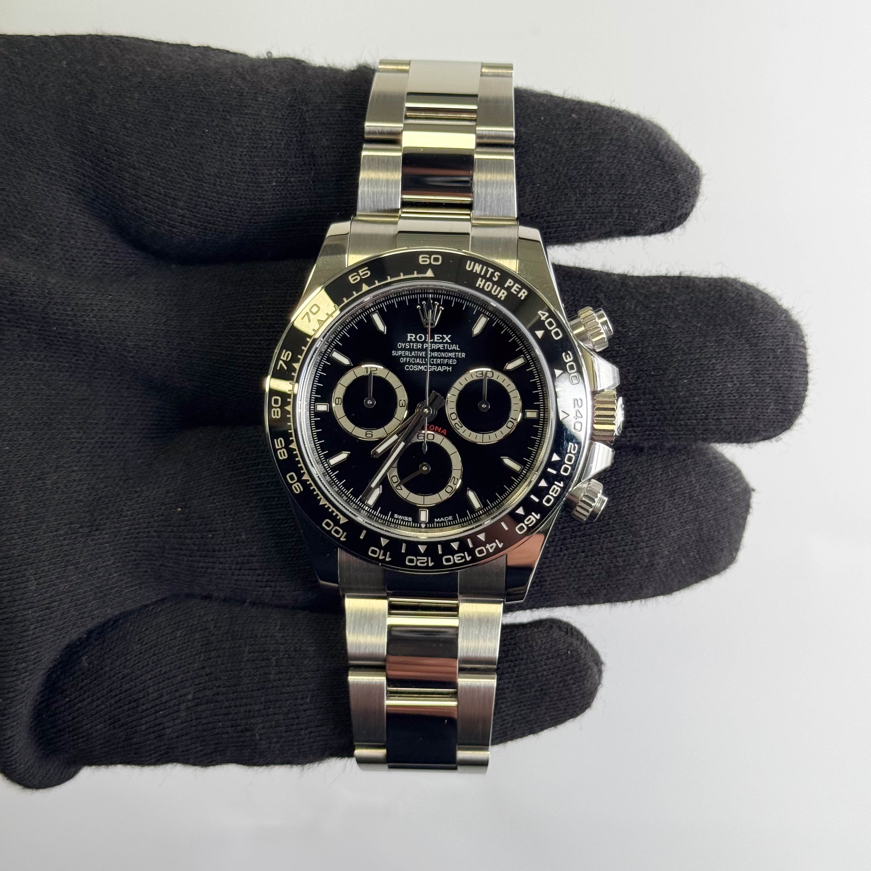 Rolex Daytona 40mm Black Dial Watch Ref# 126500LN