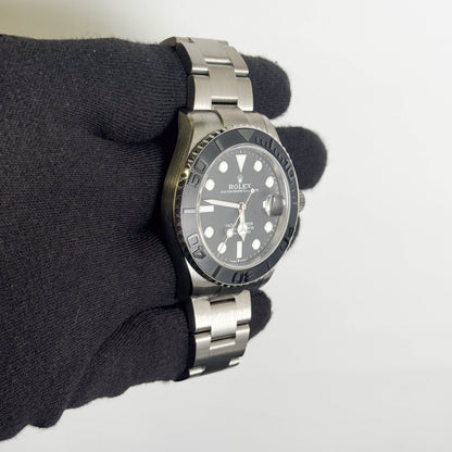Rolex Yacht-Master 42mm Black Dial Watch Ref# 226627