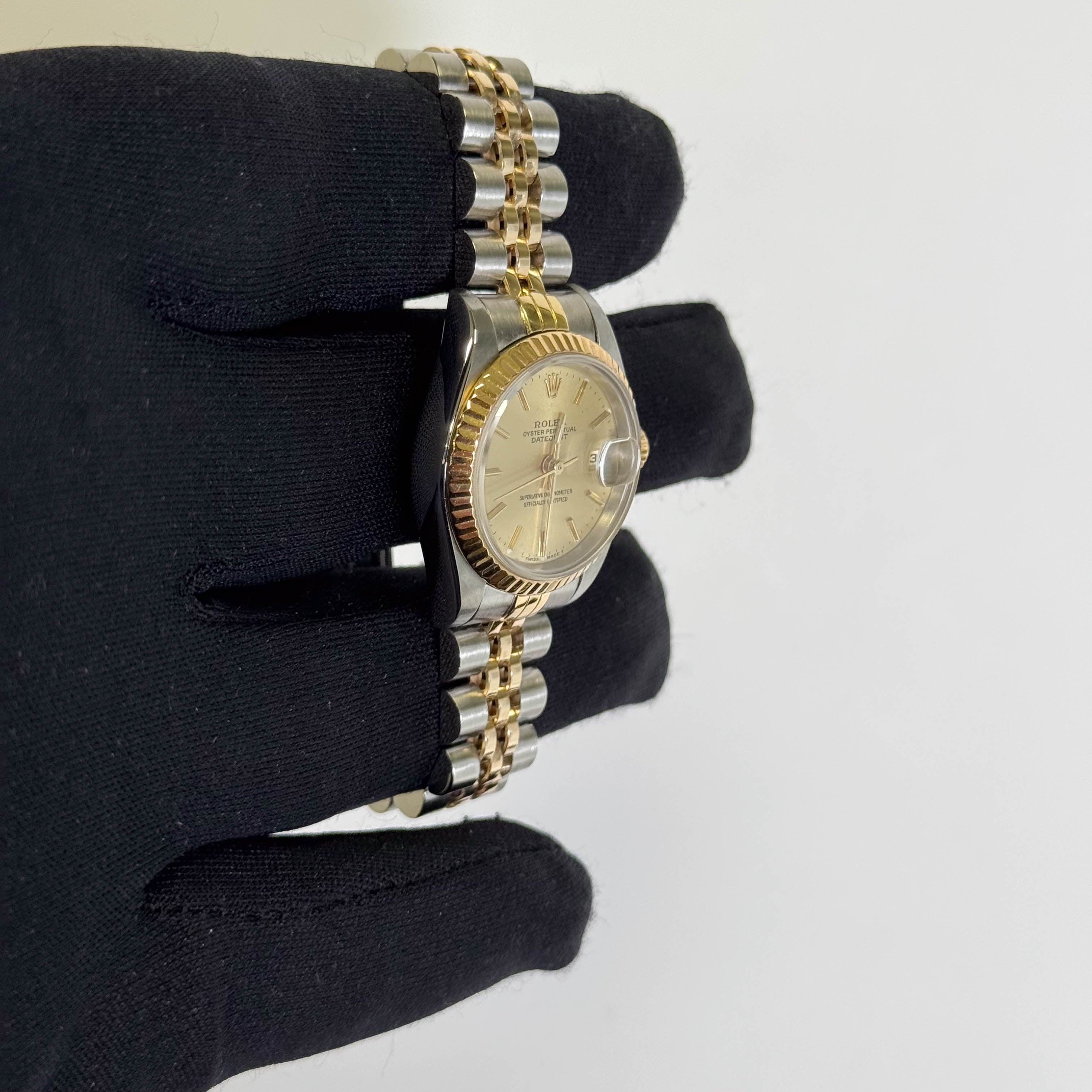 Rolex Datejust 26mm Champagne Dial Watch Ref# 69173