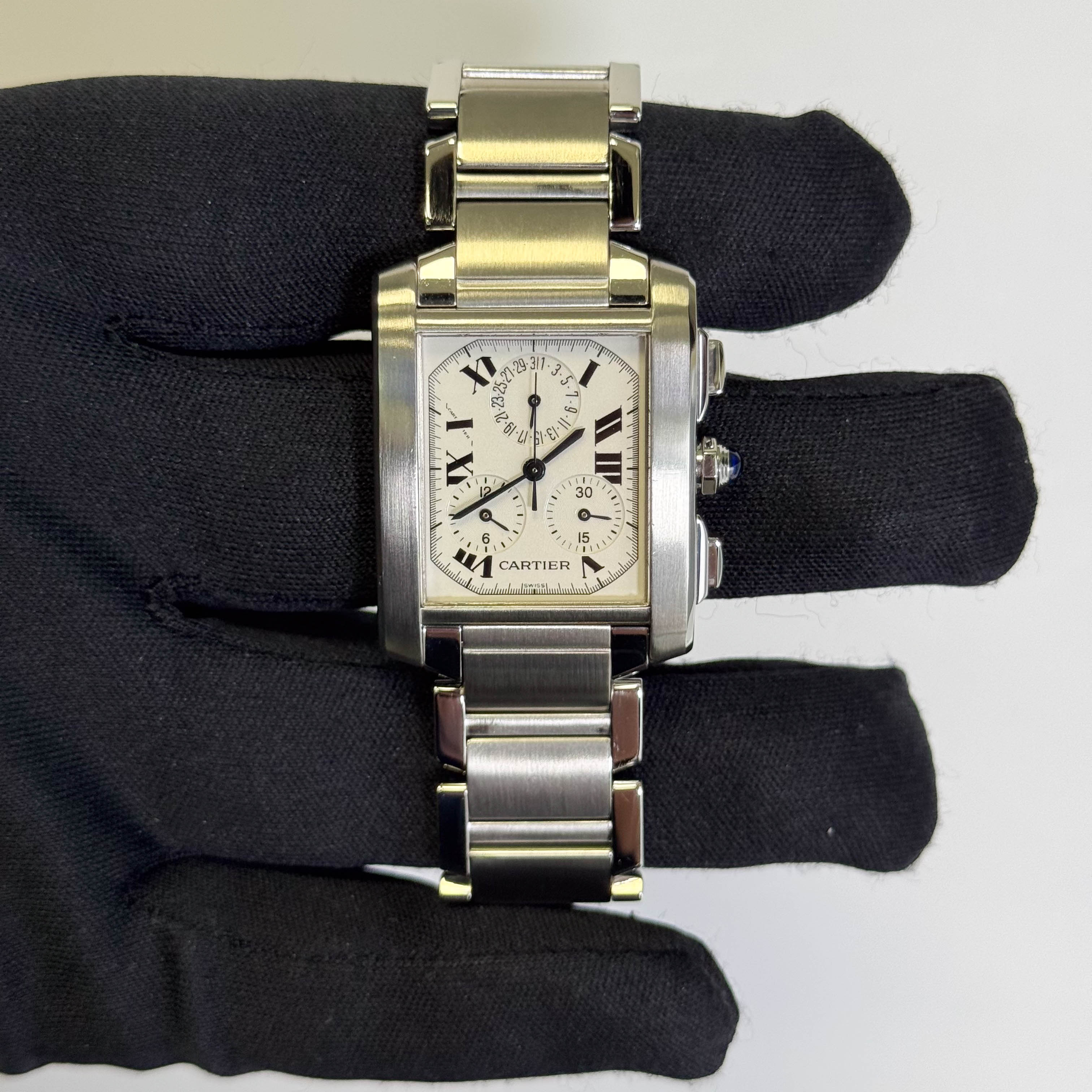 Cartier Francaise 37 mm White Dial Watch Ref# 2302