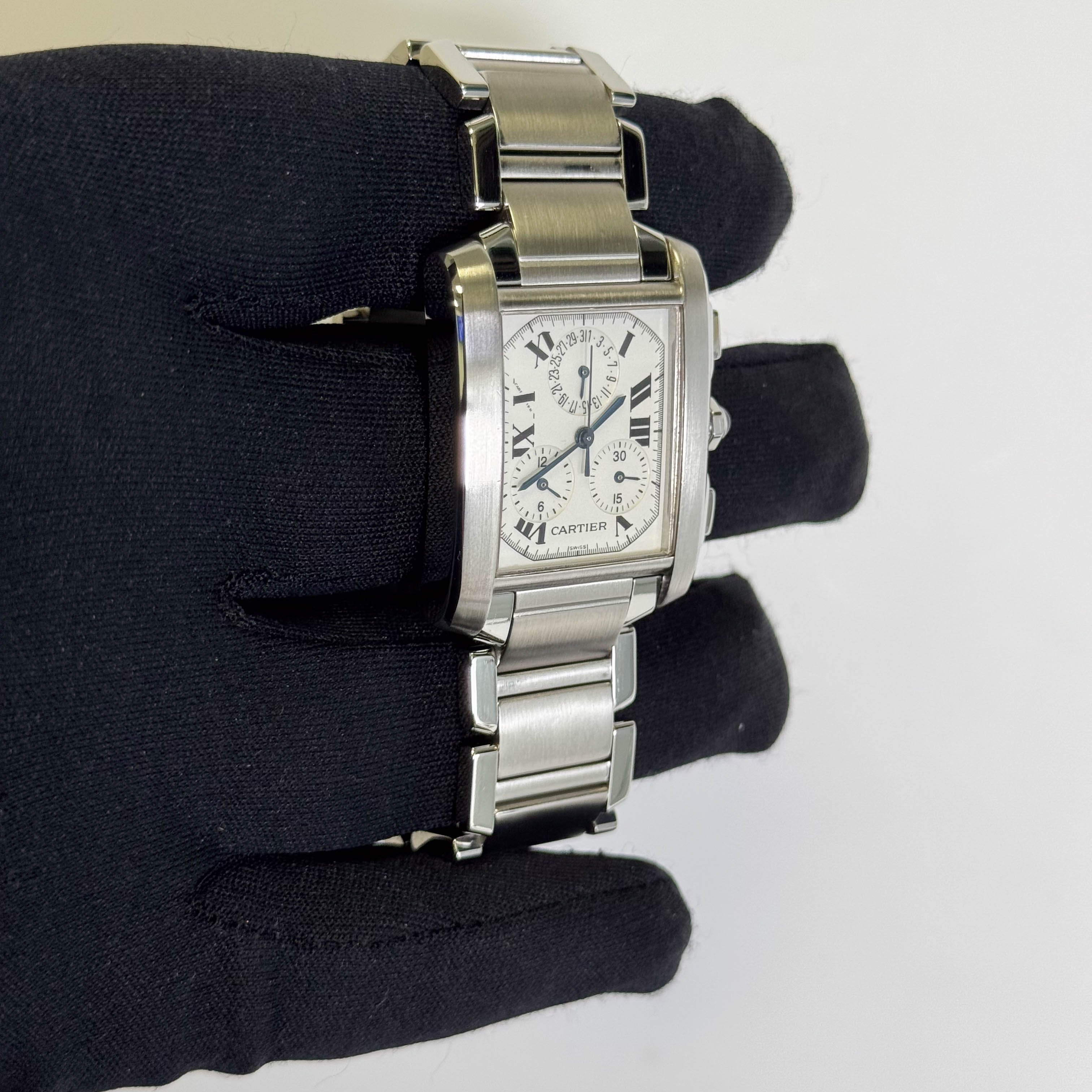 Cartier Francaise 37 mm White Dial Watch Ref# 2302