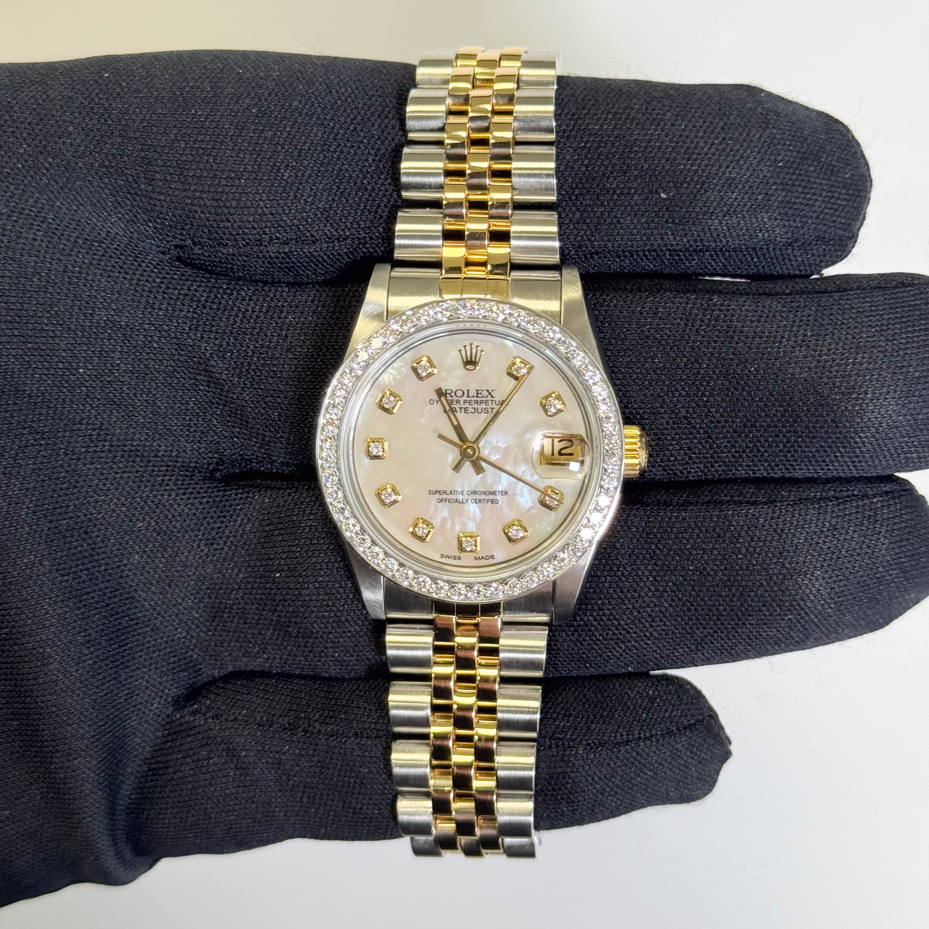 Rolex Datejust 31mm MOP Dial Watch Ref# 68273 - Happy Jewelers Fine Jewelry Lifetime Warranty