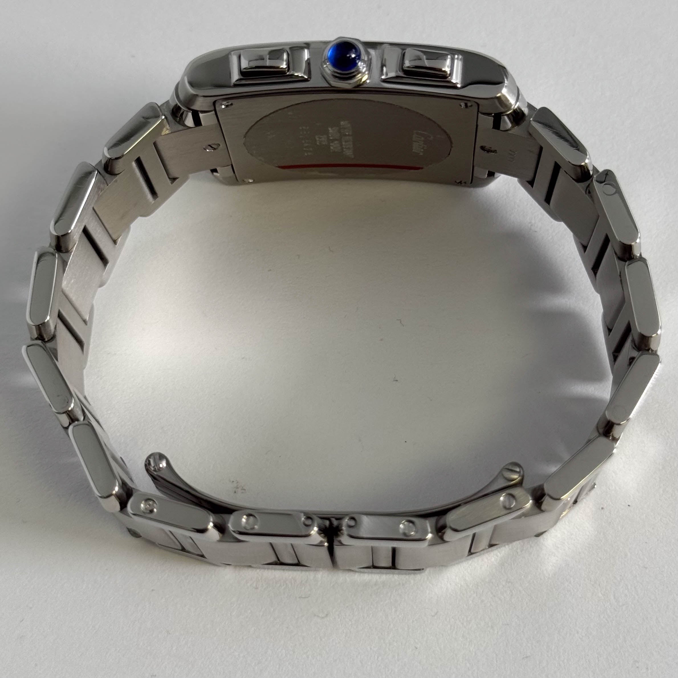 Cartier Francaise 37 mm White Dial Watch Ref# 2302 - Happy Jewelers Fine Jewelry Lifetime Warranty