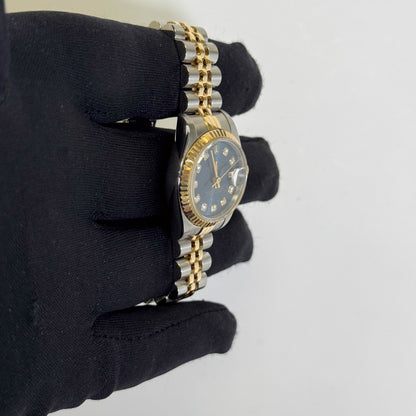 Rolex Datejust 26mm Blue Dial Watch Ref# 69173 - Happy Jewelers Fine Jewelry Lifetime Warranty
