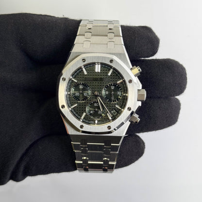 Audemars Piguet Royal Oak 41mm Green Dial Watch Ref# 26240ST.OO.1320ST.08
