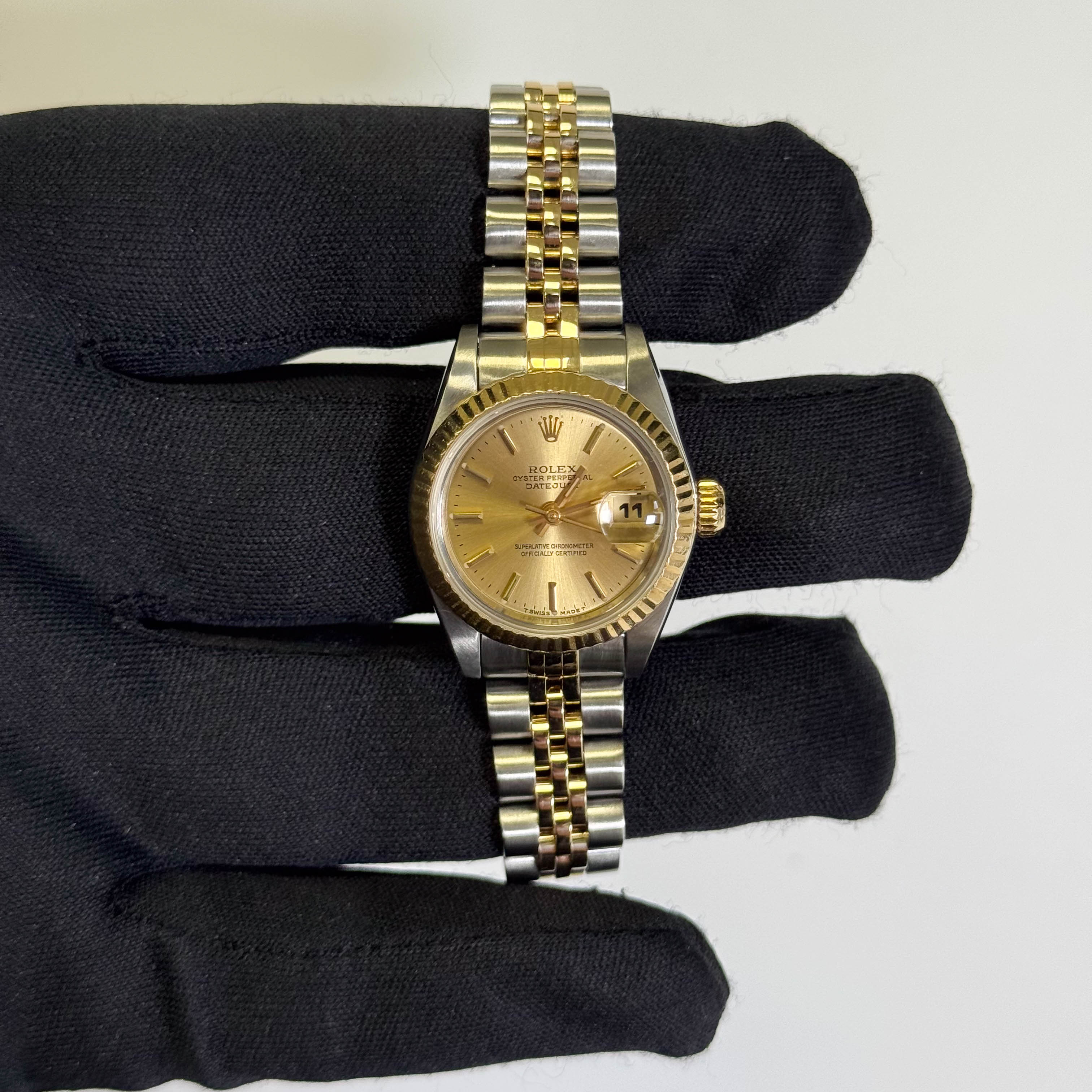 Rolex Datejust 26mm Champagne Dial Watch Ref# 69173