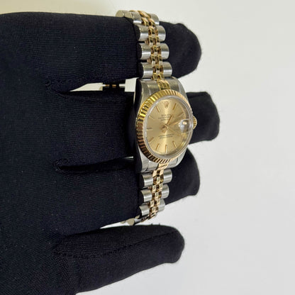 Rolex Datejust 26mm Champagne Dial Watch Ref# 69173 - Happy Jewelers Fine Jewelry Lifetime Warranty