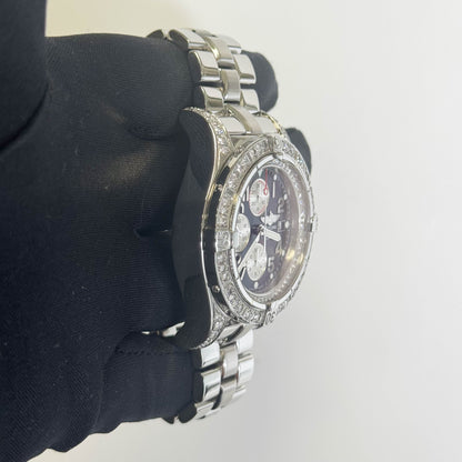 Breitling Super Avenger 48mm Black Dial Watch Ref# A13370