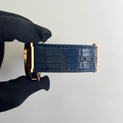 Hublot Big Bang Rose Gold 44mm Blue Dial Watch Ref# 301.PX.710.RX