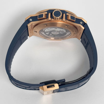 Hublot Big Bang Rose Gold 44mm Blue Dial Watch Ref# 301.PX.710.RX