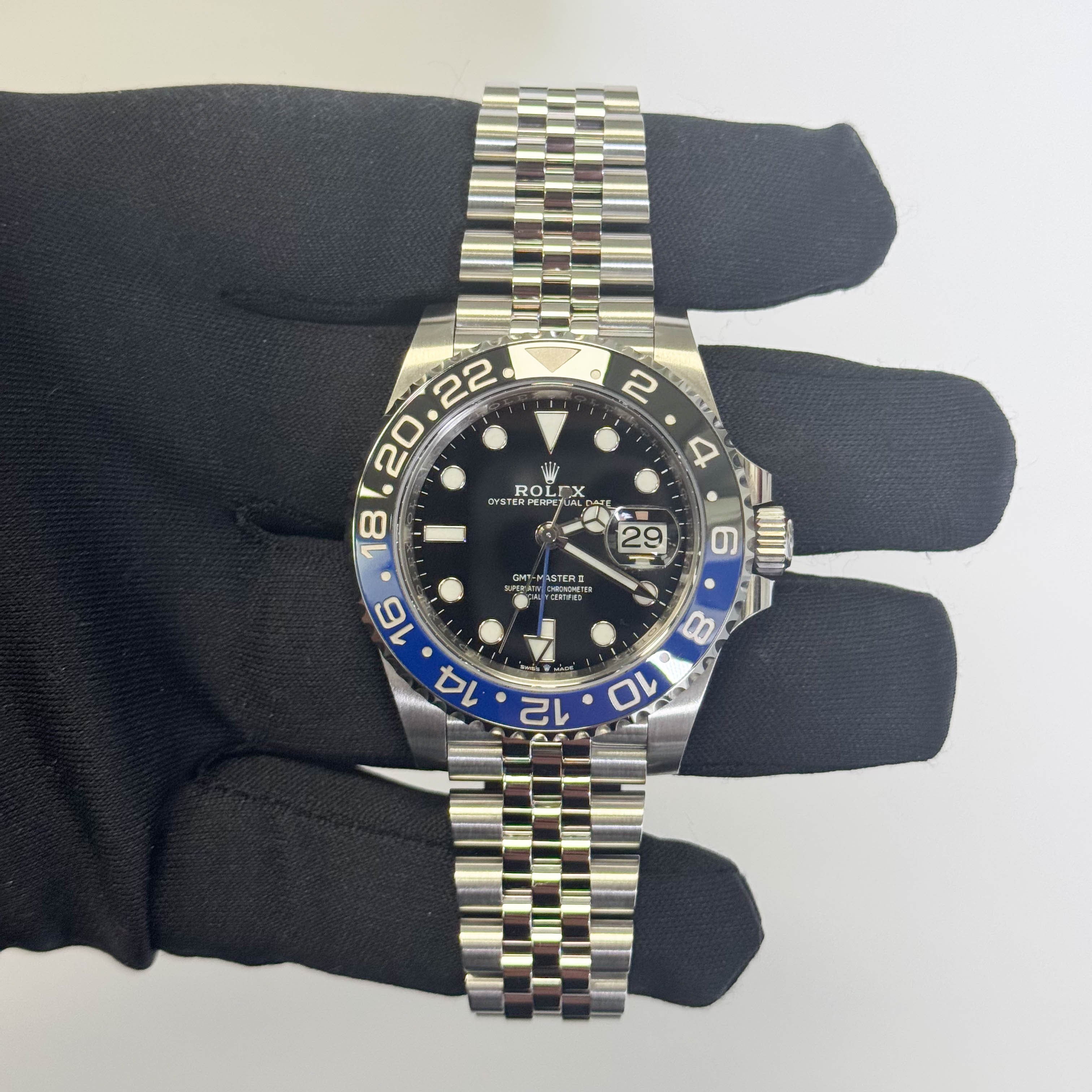 Rolex GMT-Master II 40mm Black Dial Watch Ref# 126710BLNR