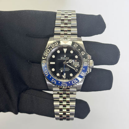 Rolex GMT-Master II 40mm Black Dial Watch Ref# 126710BLNR