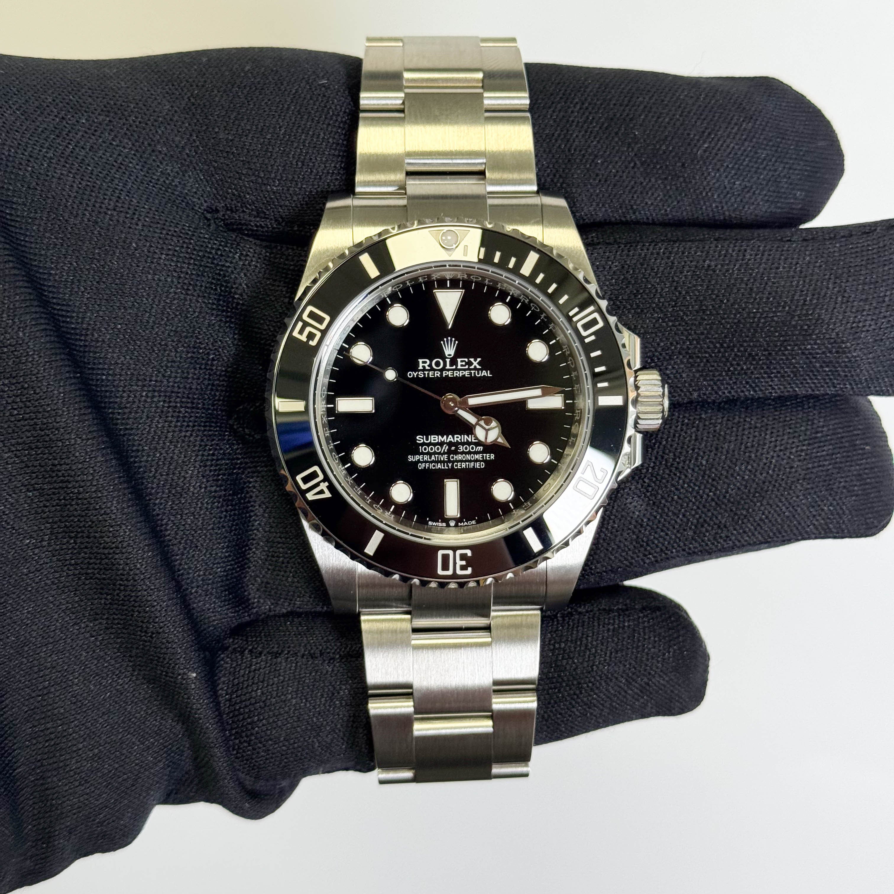 Rolex Submariner 41mm Black Dial Watch Ref# 124060 – Happy Jewelers
