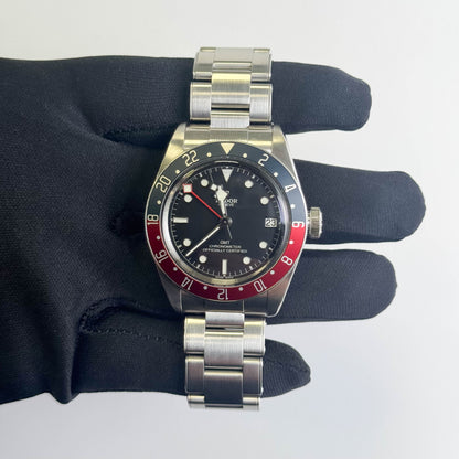 Tudor Black Bay GMT 41mm Black Dial Watch Ref# 79830RB