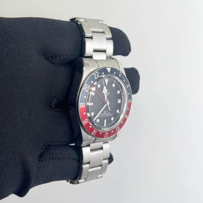 Tudor Black Bay GMT 41mm Black Dial Watch Ref# 79830RB
