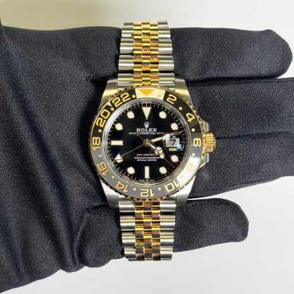 Rolex GMT-Master II 40mm Black Dial Watch Ref# 126713GRNR - Happy Jewelers Fine Jewelry Lifetime Warranty