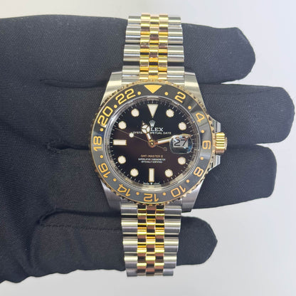 Rolex GMT-Master II 40mm Black Dial Watch Ref# 126713GRNR