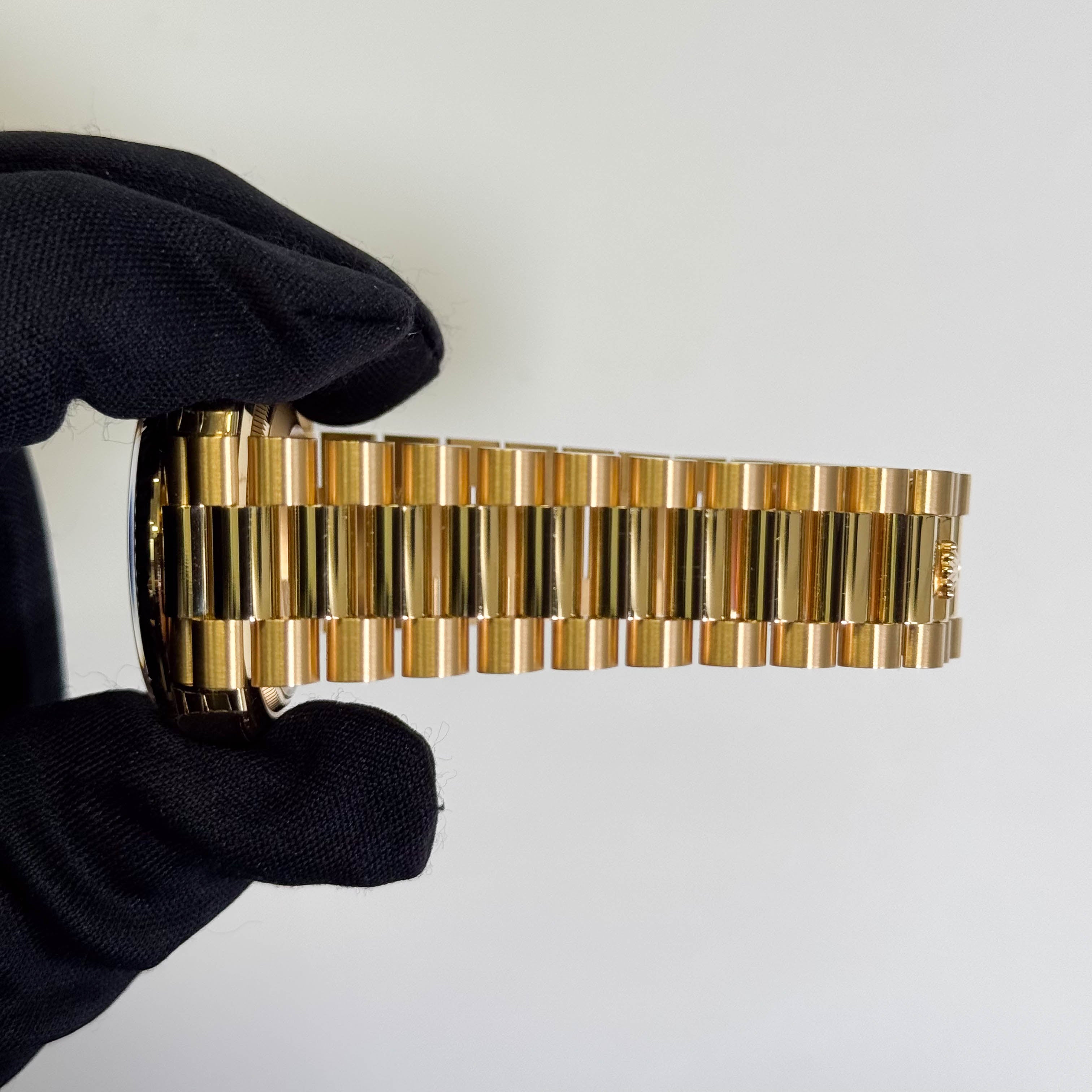 Rolex Day-Date 36mm Green Dial Watch Ref# 128238