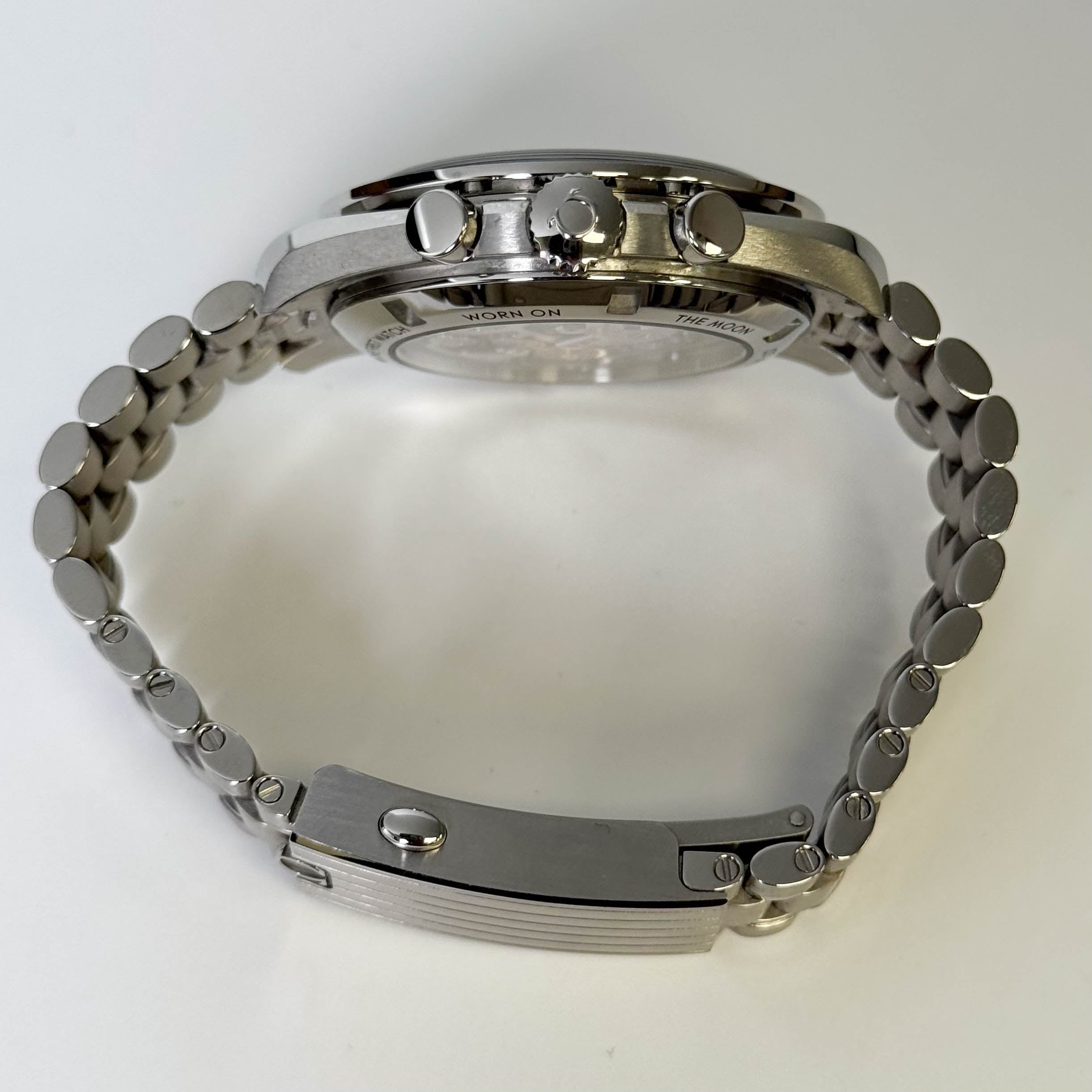 Omega Speedmaster 42mm Black Dial Watch Ref# 310.30.42.50.01.002 - Happy Jewelers Fine Jewelry Lifetime Warranty