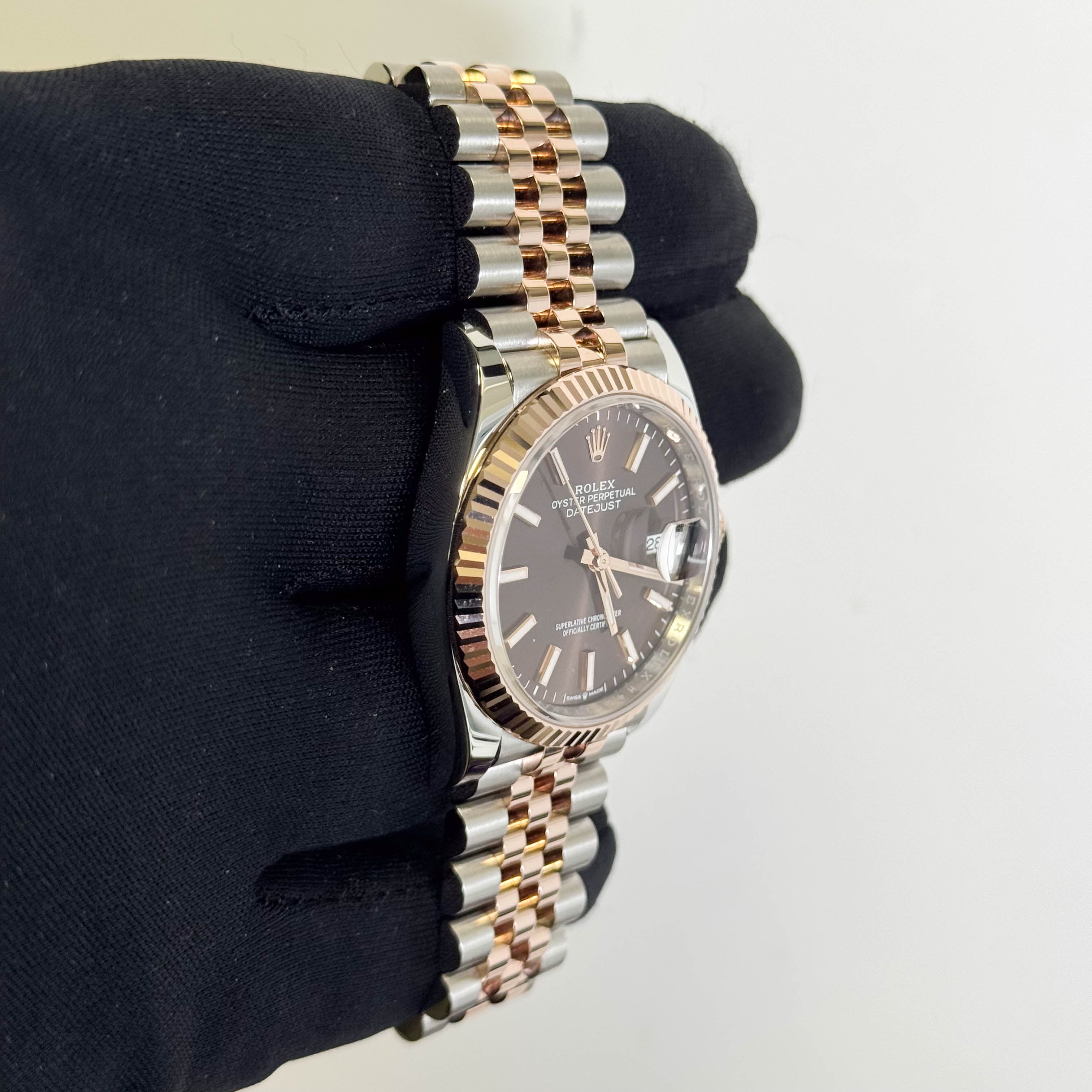 Rolex Datejust 36mm Chocolate Dial Watch Ref# 126231 - Happy Jewelers Fine Jewelry Lifetime Warranty