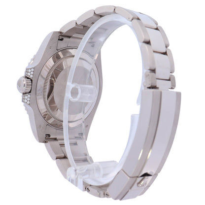 Rolex GMT Master II 40mm White Gold Blue Dot Dial Watch Reference# 116659SABR - Happy Jewelers Fine Jewelry Lifetime Warranty