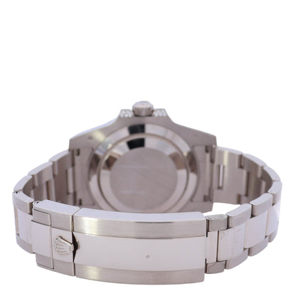 Rolex GMT Master II 40mm White Gold Blue Dot Dial Watch Reference# 116659SABR - Happy Jewelers Fine Jewelry Lifetime Warranty