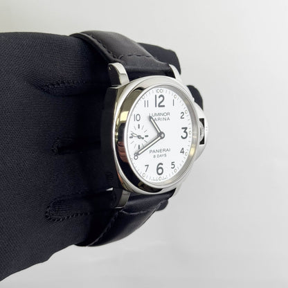 Panerai Luminor Marina 44mm White Dial Watch Ref# PAM00563