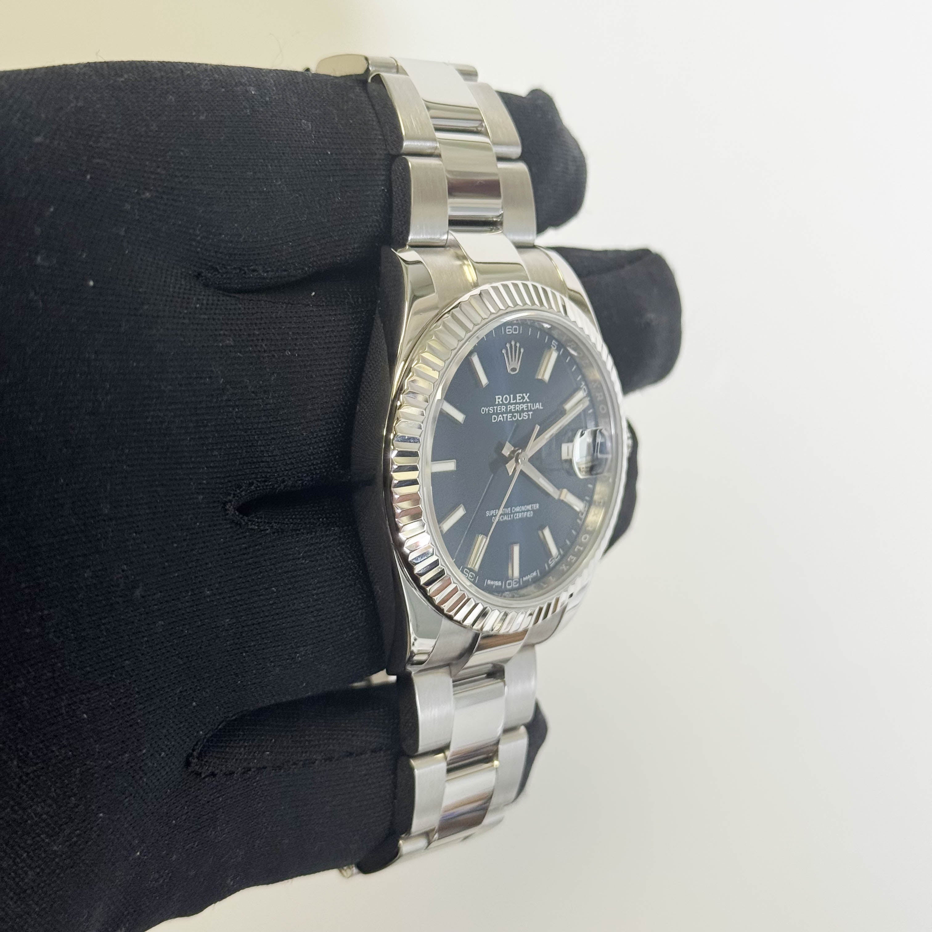 Rolex Datejust 41mm Blue Dial Watch Ref# 126334