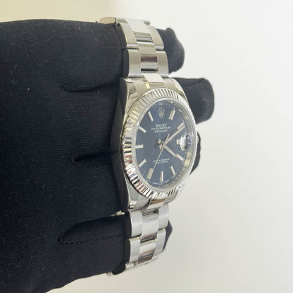 Rolex Datejust 41mm Blue Dial Watch Ref# 126334