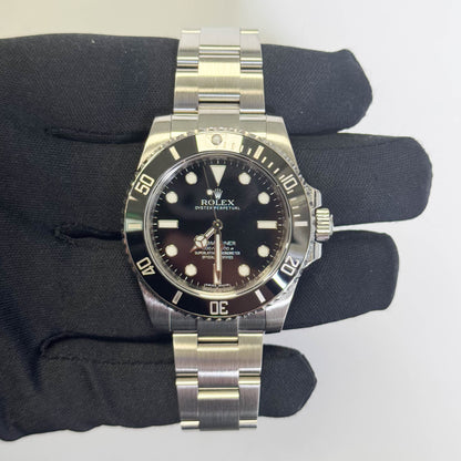 Rolex Submariner 40mm Black Dial Watch Ref# 114060