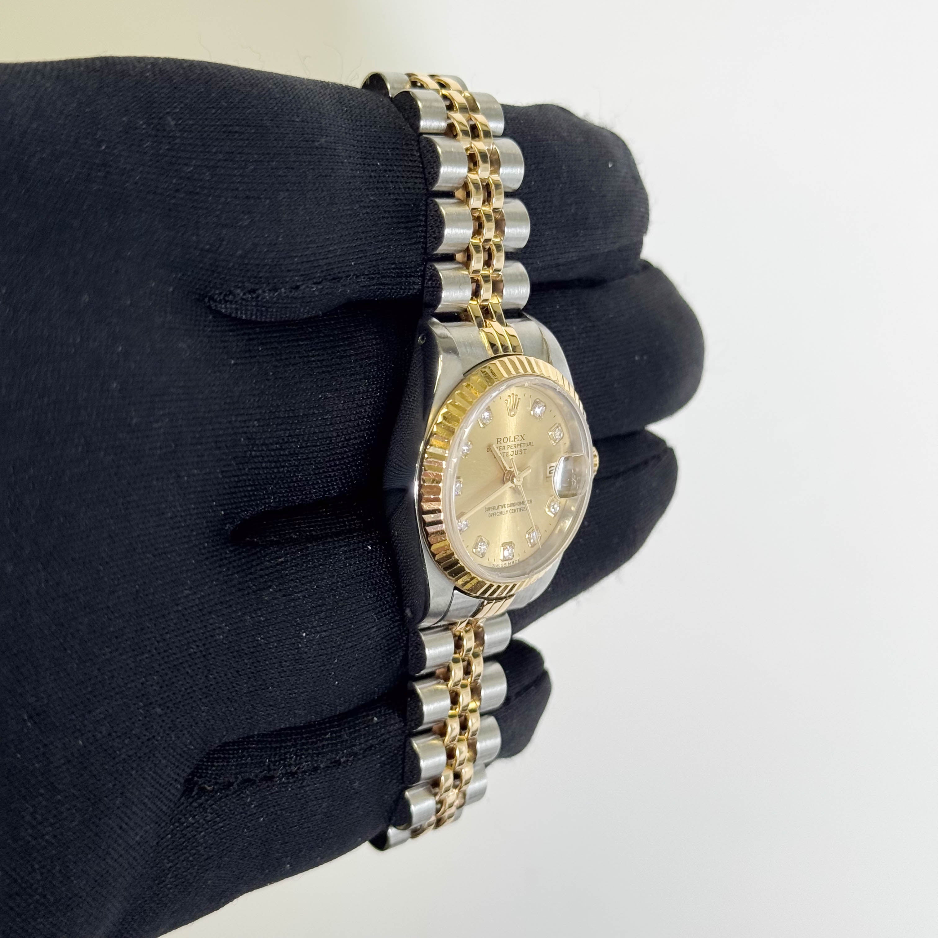 Rolex Datejust 26mm Champagne Dial Watch Ref# 69173 - Happy Jewelers Fine Jewelry Lifetime Warranty