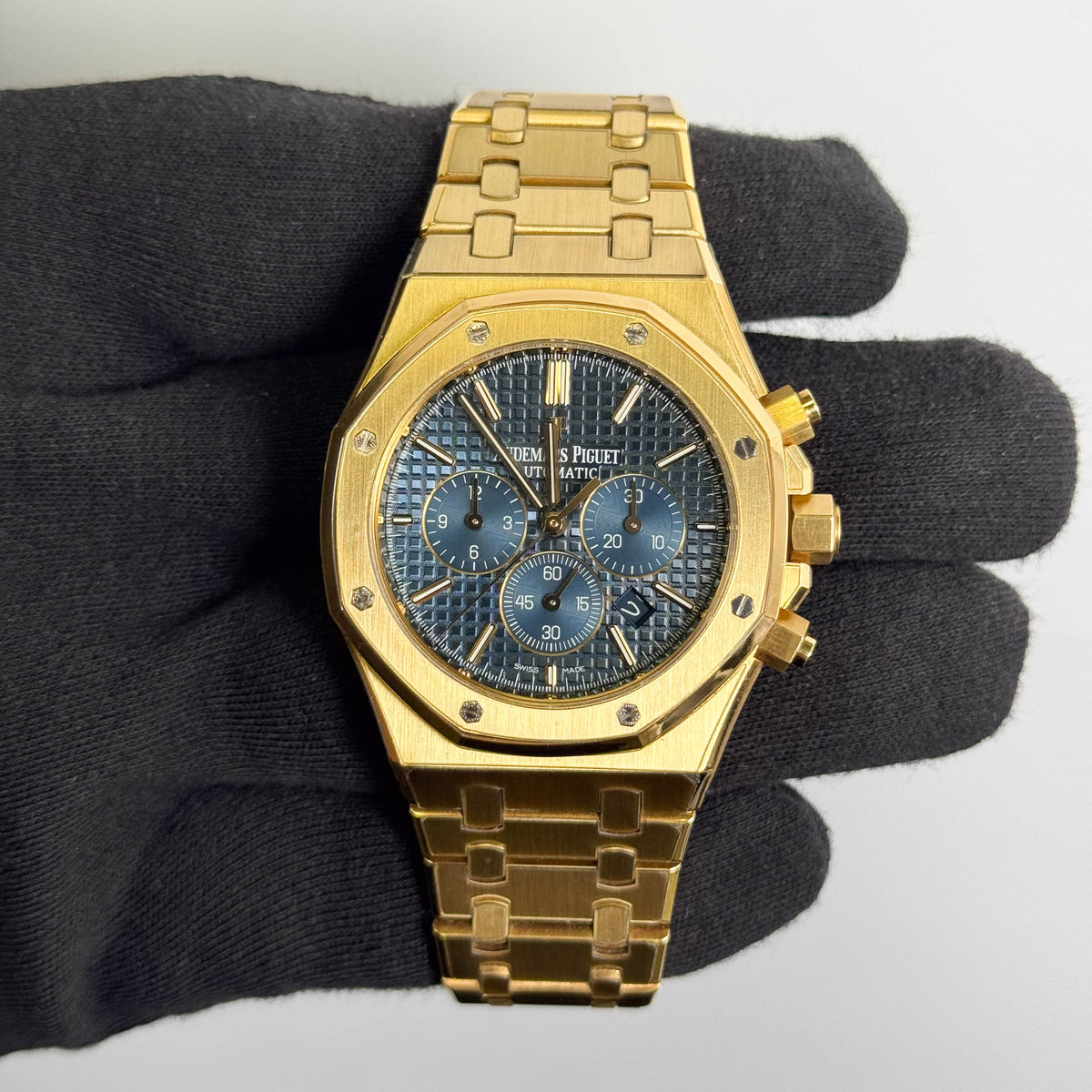 Audemars Piguet Royal Oak 41mm Blue Dial Watch Ref# 26320BA.OO.1220BA.02
