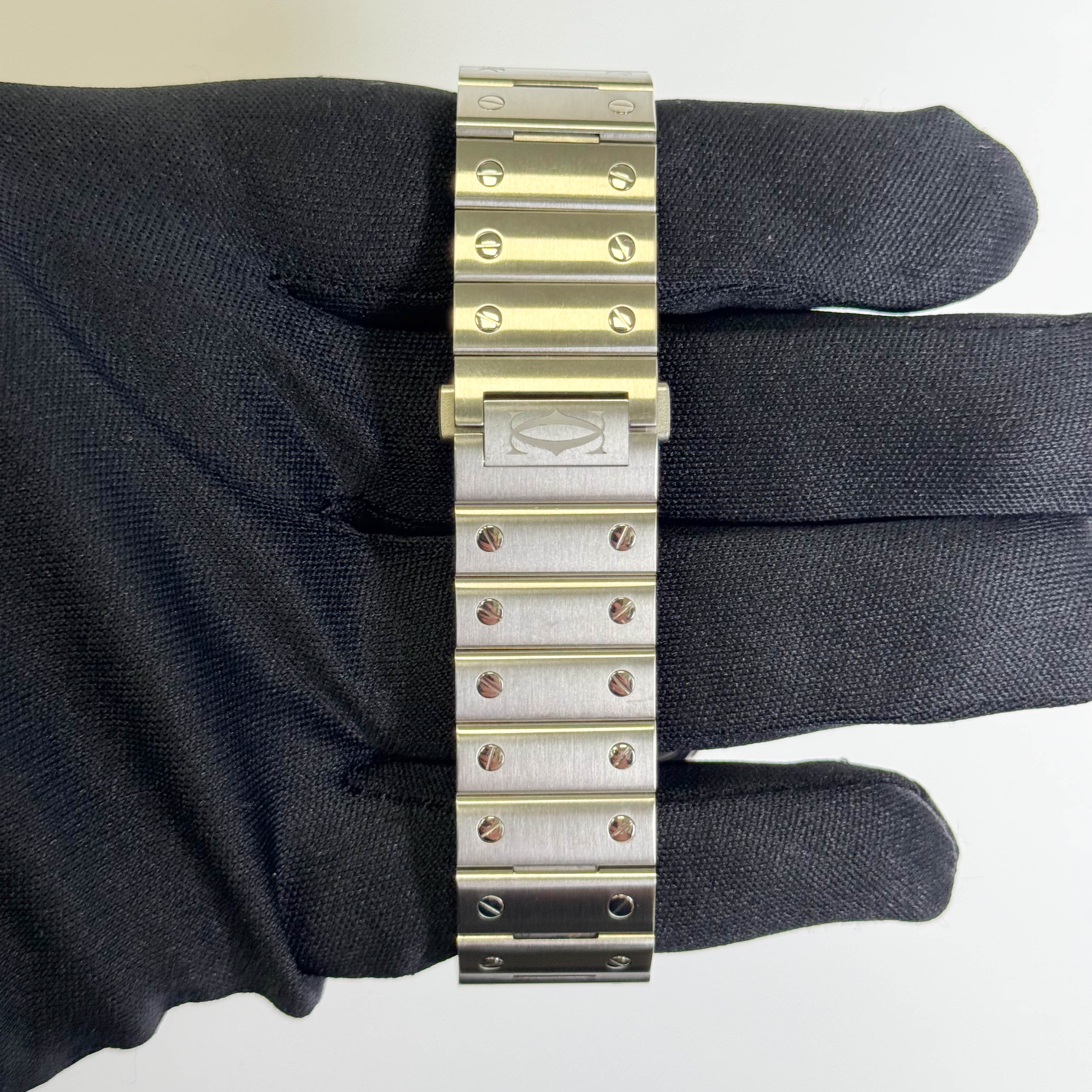 Cartier Santos 39.8mm Green Dial Watch Ref# WSSA0062 - Happy Jewelers Fine Jewelry Lifetime Warranty