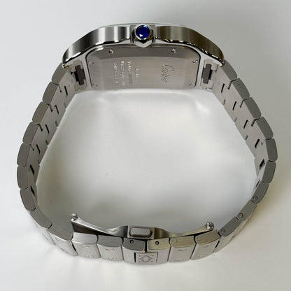 Cartier Santos 39.8mm Green Dial Watch Ref# WSSA0062 - Happy Jewelers Fine Jewelry Lifetime Warranty