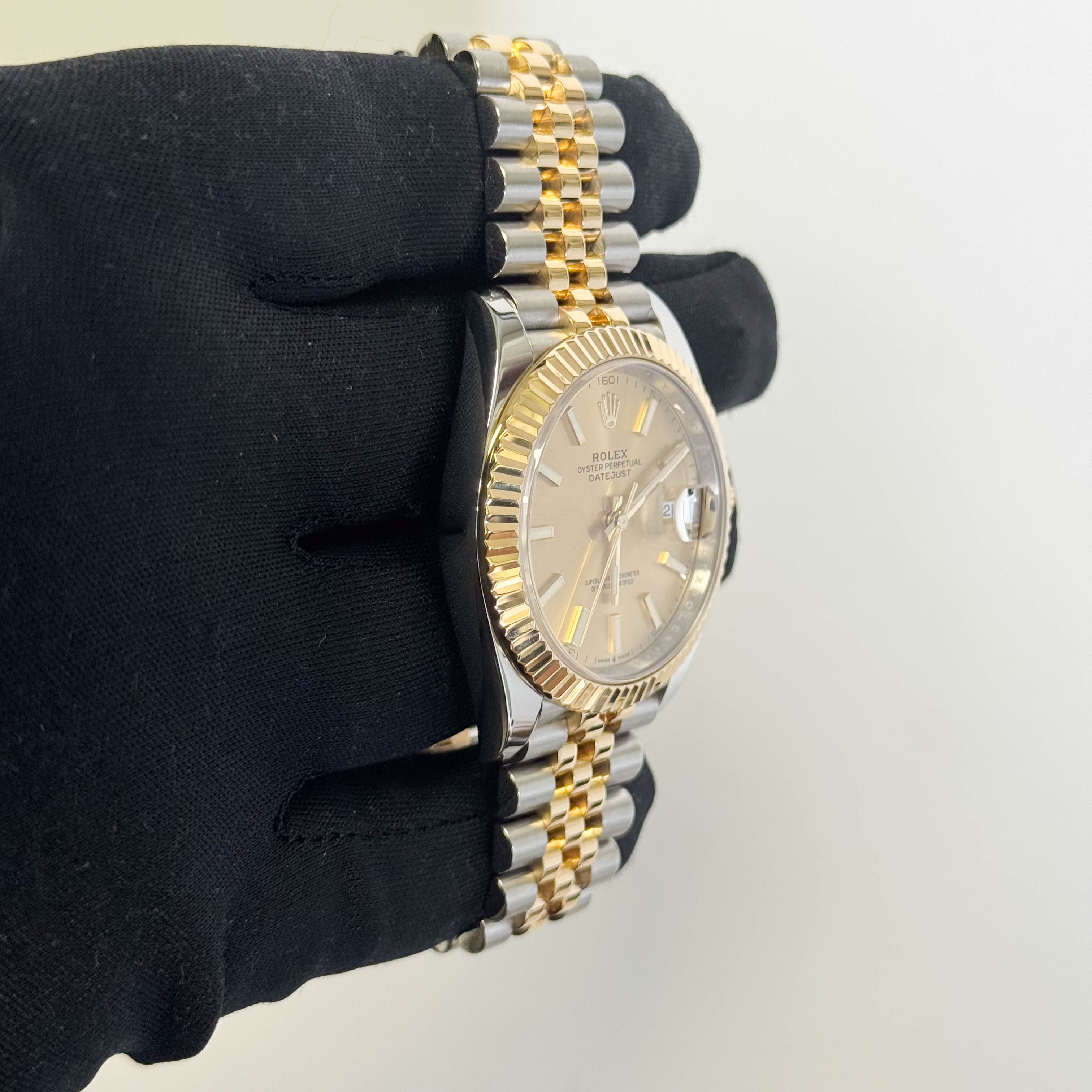 Rolex Datejust 41mm Champagne Dial Watch Ref# 126333