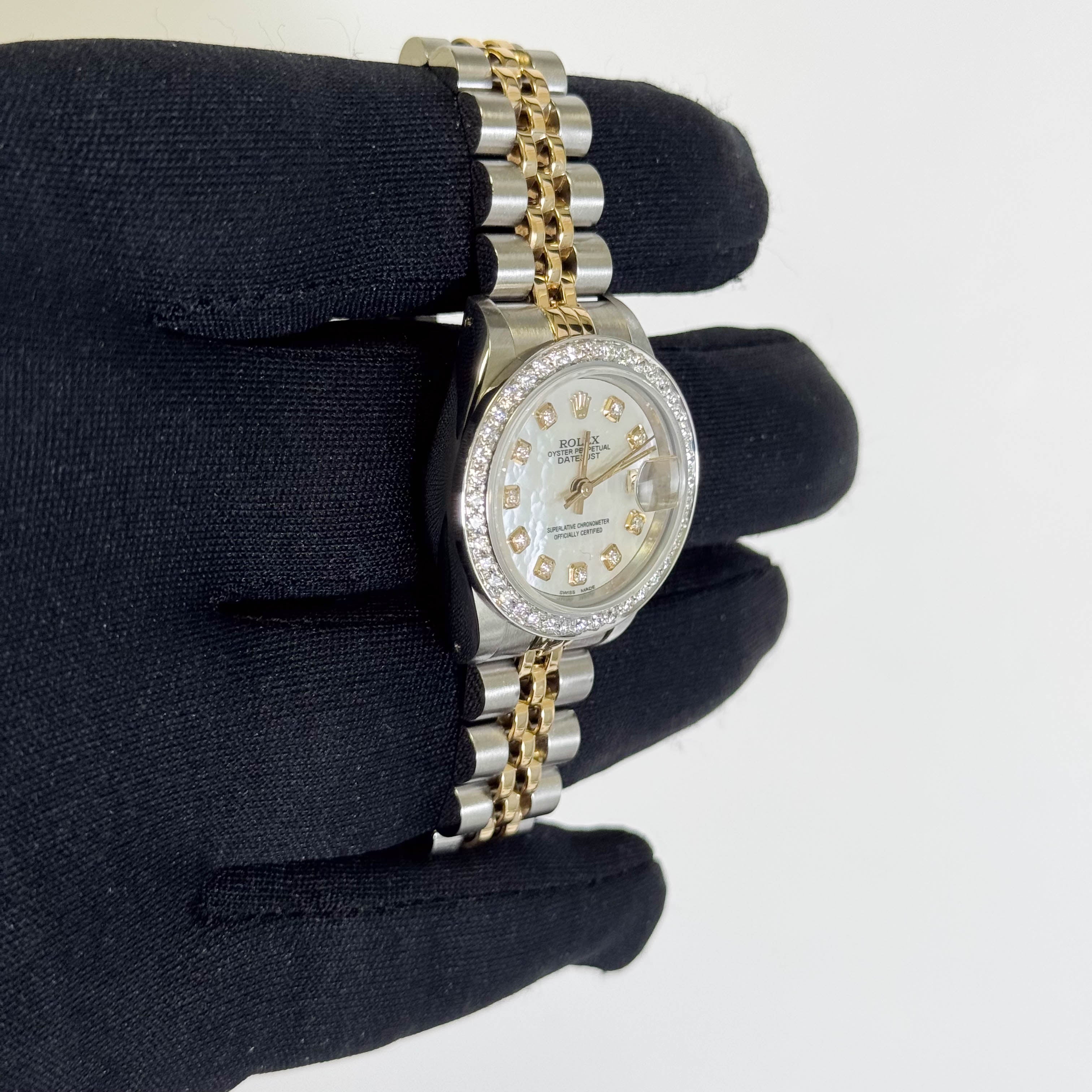 Rolex Datejust 26mm MOP Dial Watch Ref# 69173 - Happy Jewelers Fine Jewelry Lifetime Warranty