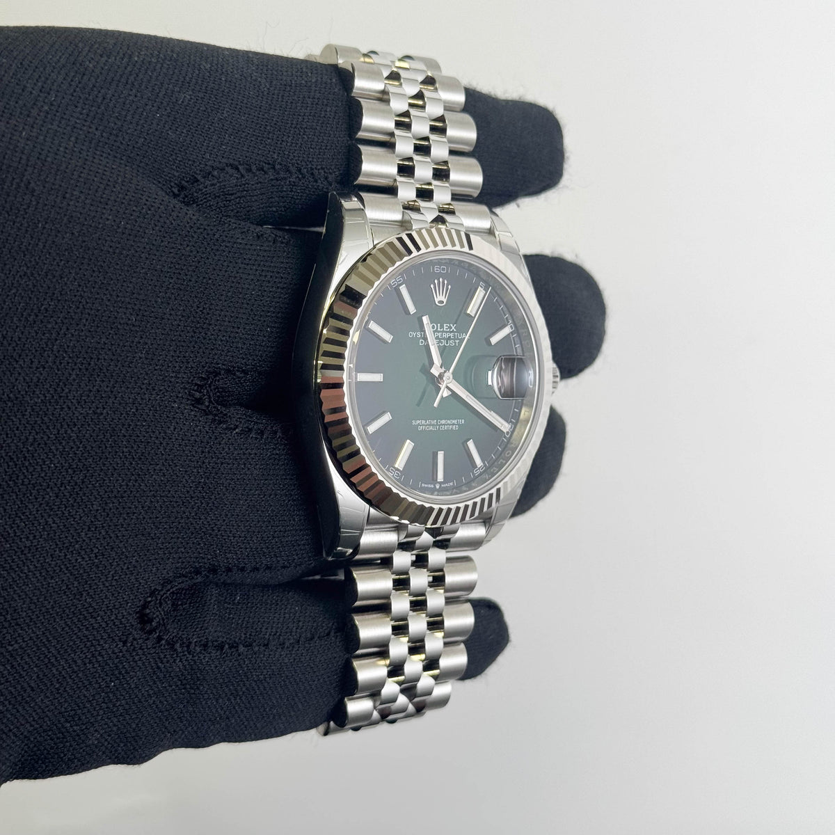 Rolex Datejust 41mm Green Ombre Dial Watch Ref# 126334 - Happy Jewelers Fine Jewelry Lifetime Warranty