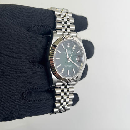 Rolex Datejust 41mm Green Ombre Dial Watch Ref# 126334 - Happy Jewelers Fine Jewelry Lifetime Warranty