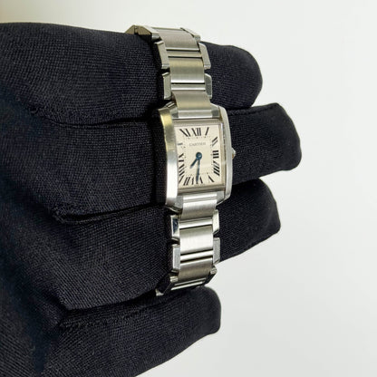 Cartier Tank 20mm White Dial Watch Ref# W51008Q3 - Happy Jewelers Fine Jewelry Lifetime Warranty