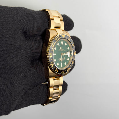 Rolex GMT Master II 40mm Green Dial Watch Ref# 116718LN