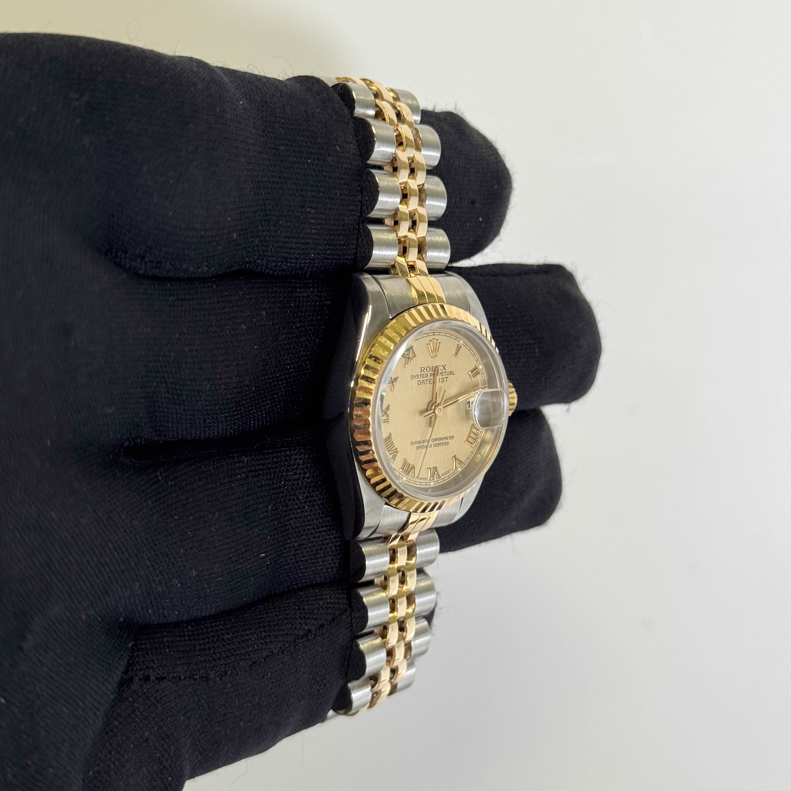 Rolex Datejust 26mm Champagne Dial Watch Ref# 69173