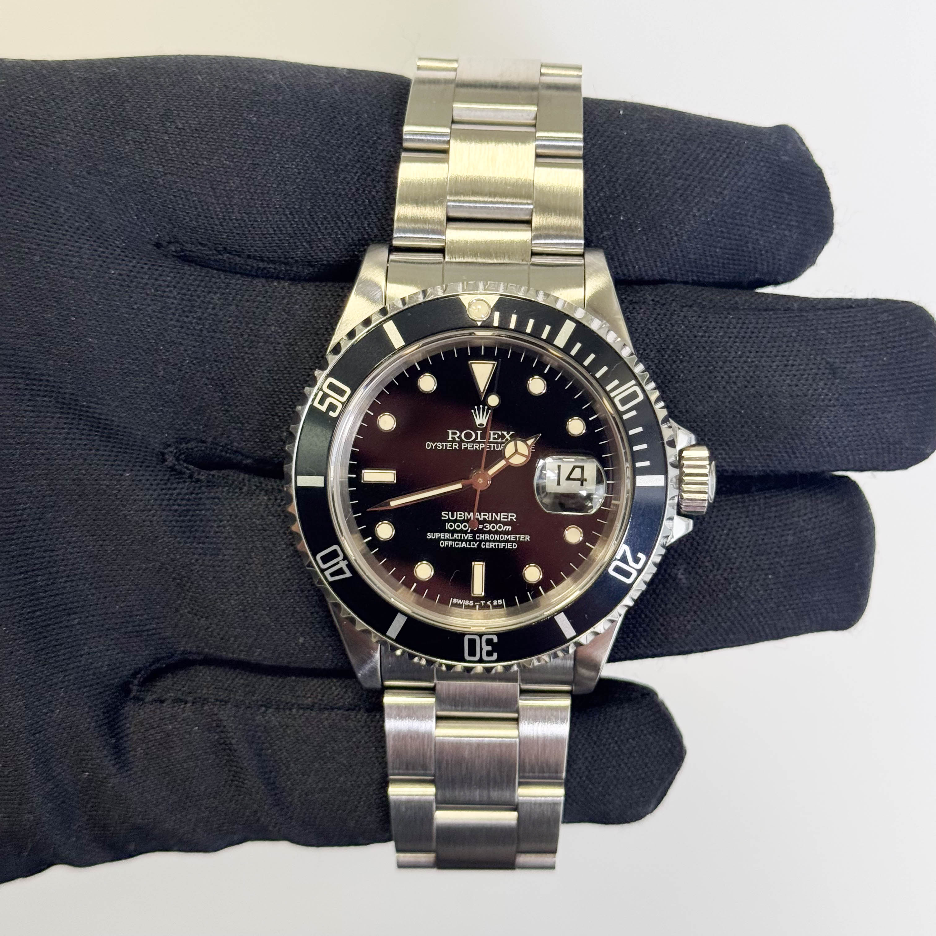 Rolex Submariner 40mm Black Dial Watch Ref# 16610