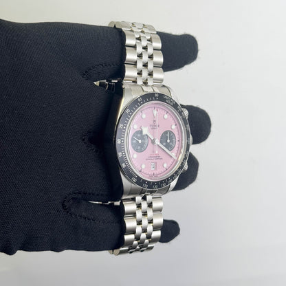Tudor Black Bay 41mm Pink Dial Watch Ref# 79360N - Happy Jewelers Fine Jewelry Lifetime Warranty