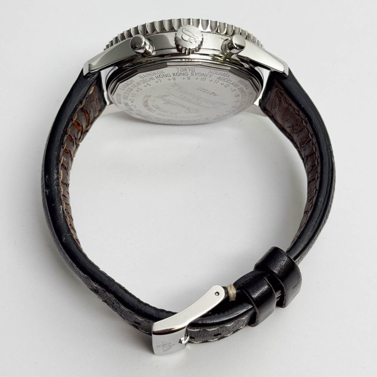 Breitling Montbrilliant 43mm Black Dial Watch Ref# A2133012
