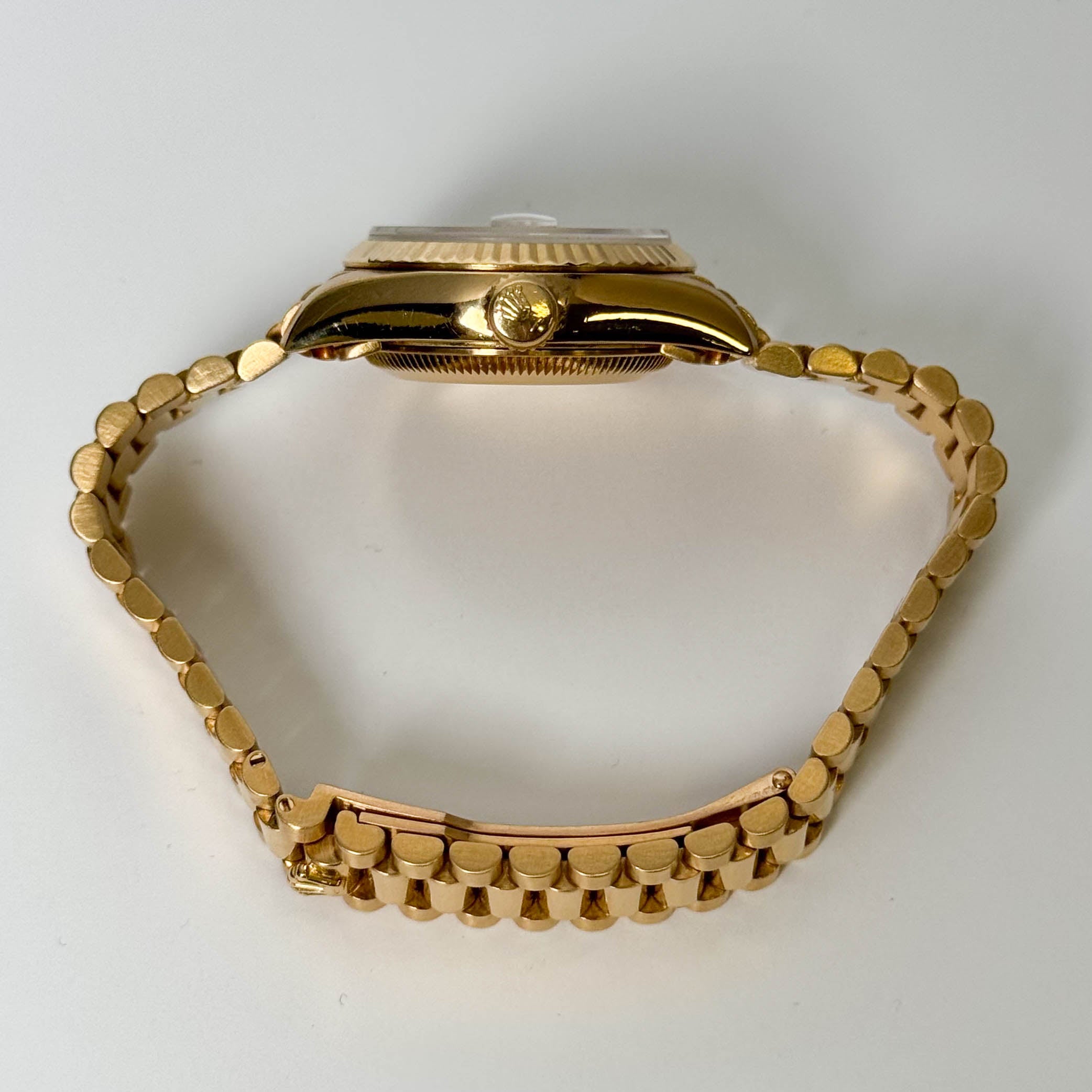 Rolex Datejust 26mm Champagne Tapestry Dial Watch Ref# 69178