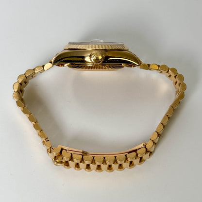 Rolex Datejust 26mm Champagne Tapestry Dial Watch Ref# 69178