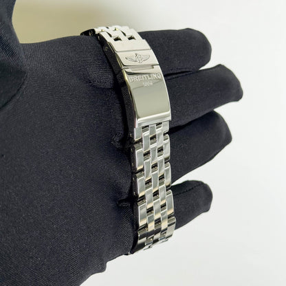 Breitling Chronomat 44mm Grey Dial Watch Ref# AB0115101F1A1 - Happy Jewelers Fine Jewelry Lifetime Warranty