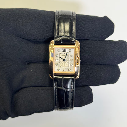 Cartier Tank 30mm Silver Dial Watch Ref# WJTA0007 - Happy Jewelers Fine Jewelry Lifetime Warranty