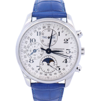 Longines Master Collection 40mm Stainless Steel White Dial Watch Reference# L2.673.4 - Happy Jewelers Fine Jewelry Lifetime Warranty