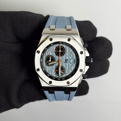 Audemars Piguet Royal Oak Offshore 42mm Blue Dial Watch Ref# 26238ST.OO.A340CA.01